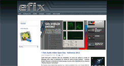 Desktop Screenshot of efix.pl