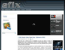 Tablet Screenshot of efix.pl